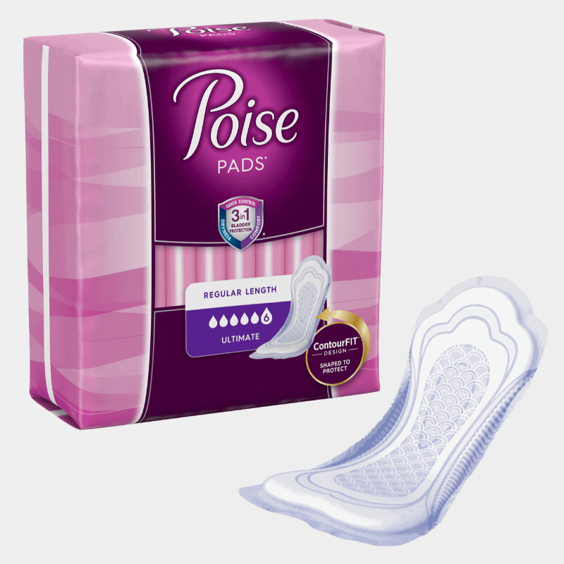Poise Ultimate Absorbency Incontinence Pads For Women