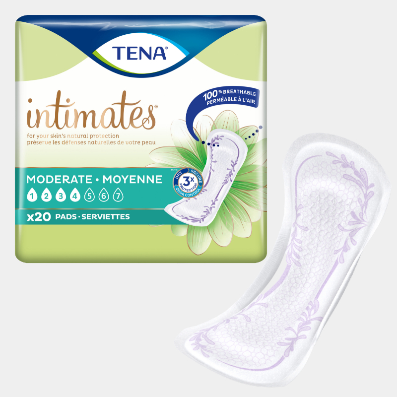 Tena Intimates Moderate Bladder Control Incontinence Pads