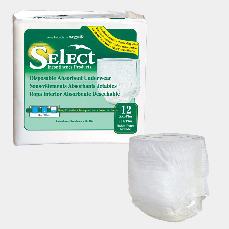 Tranquility Select Protective Disposable Incontinence Underwear