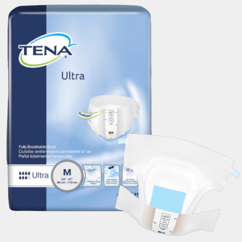 Tena Ultra Incontinence Adult Diapers With Tabs