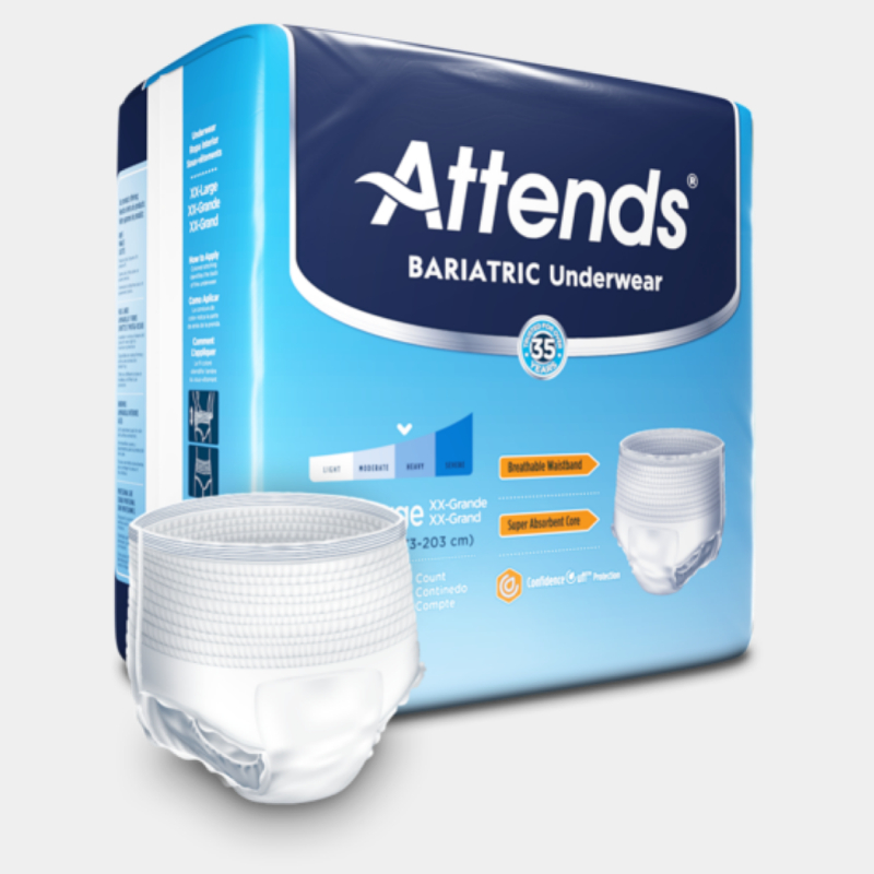 Attends Bariatric Protective Pull-Up Incontinence Underwear