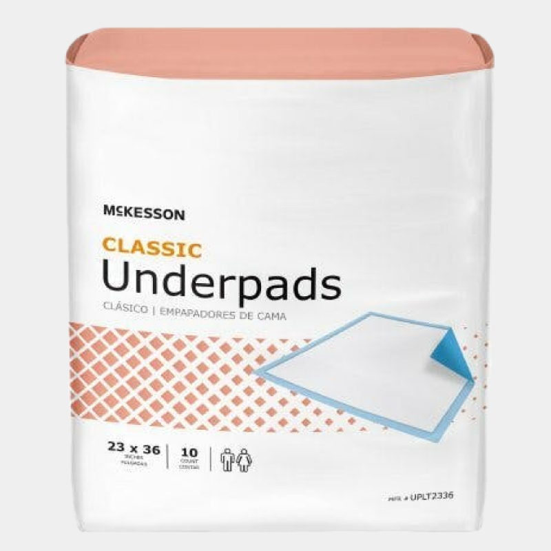 McKesson Classic Light Absorbent Disposable Underpads 23x36