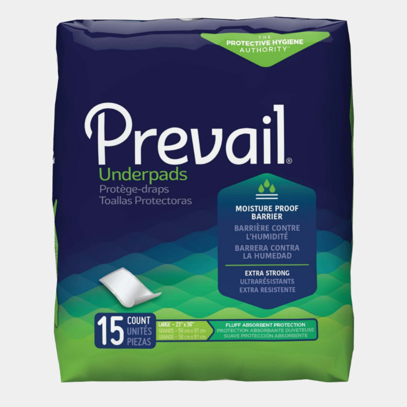 Prevail Fluff Disposable Underpads