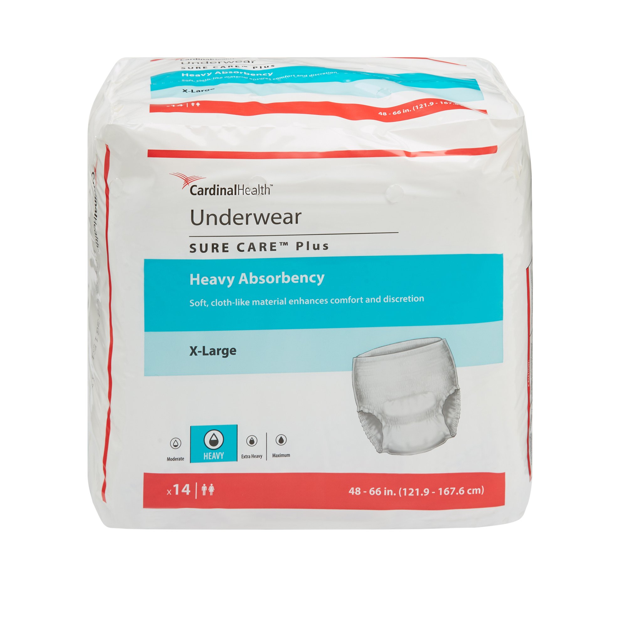 Sure Care™ Plus Heavy Absorbent Underwear, Extra Large