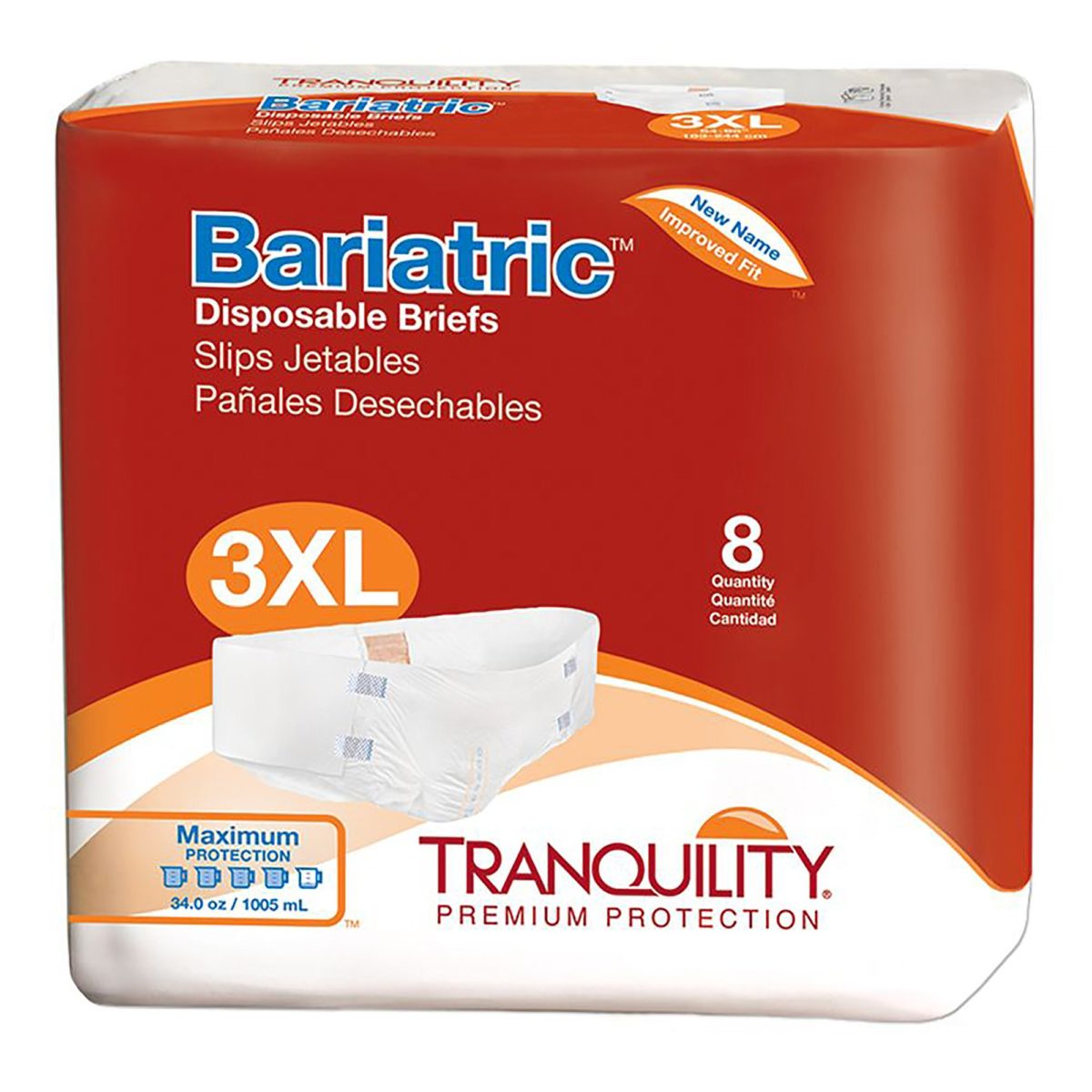 Tranquility® Bariatric Maximum Incontinence Brief
