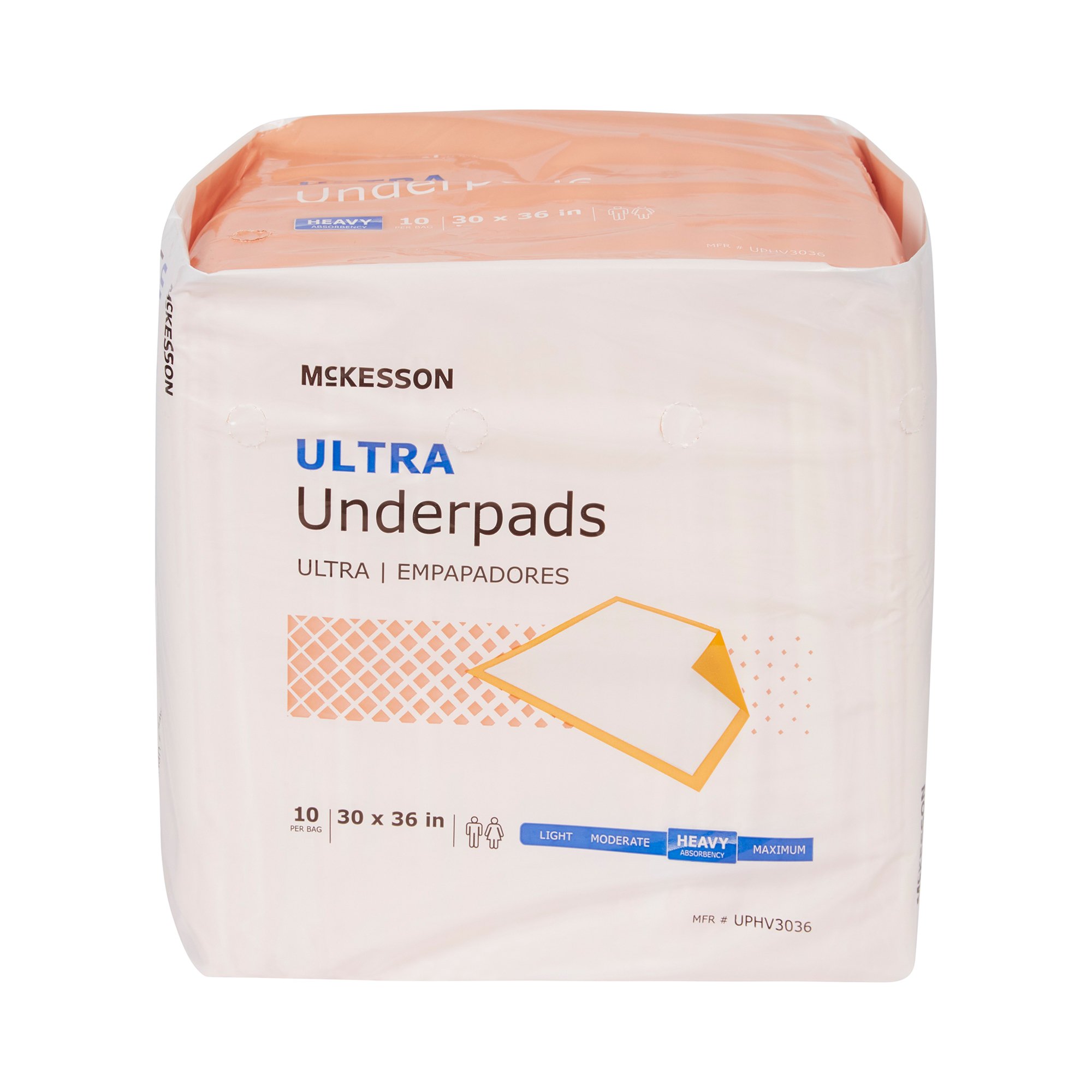 Prevail® Underpad 30 X 30 Inch Disposable Polymer Heavy Absorbency