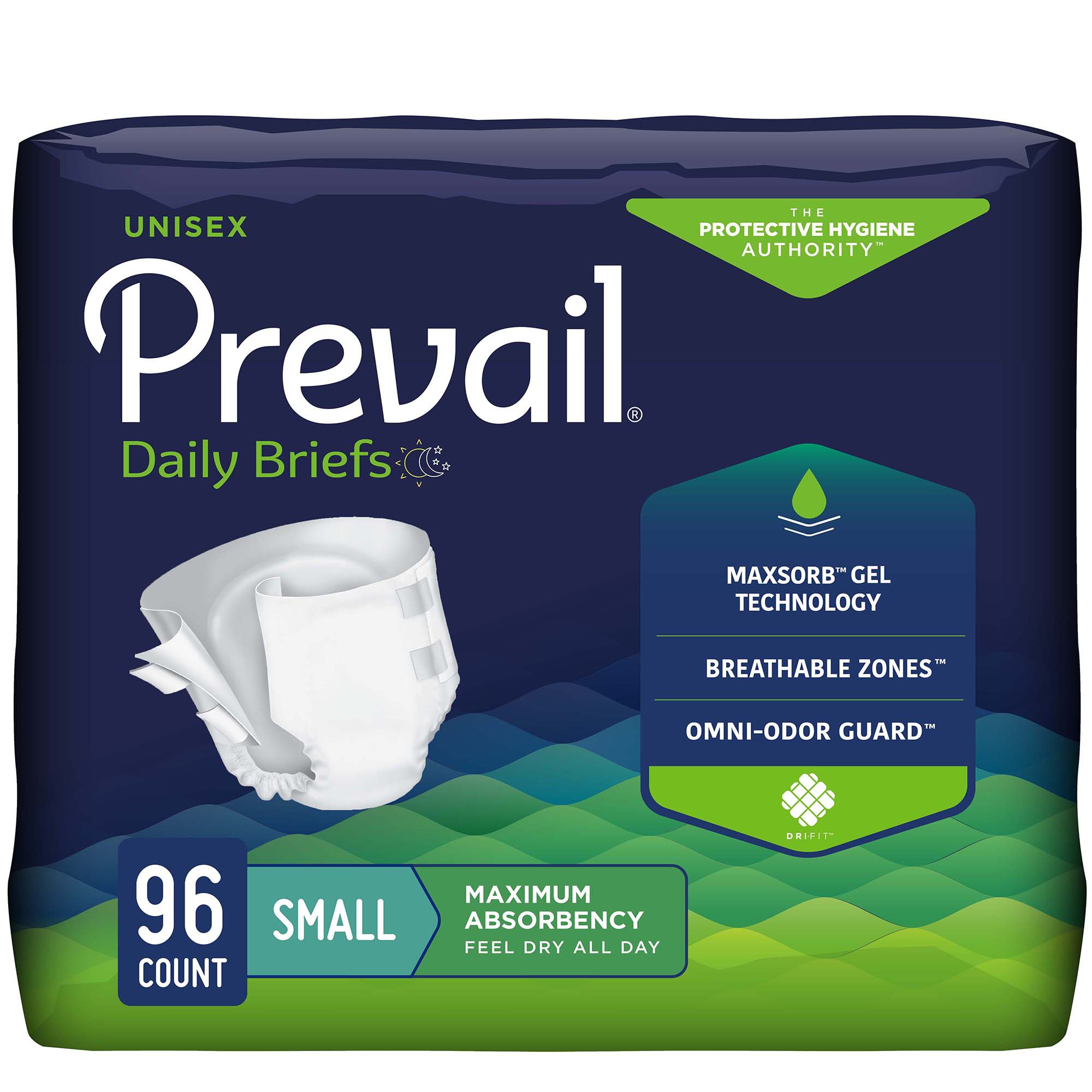 Prevail® Maximum Incontinence Brief, Small